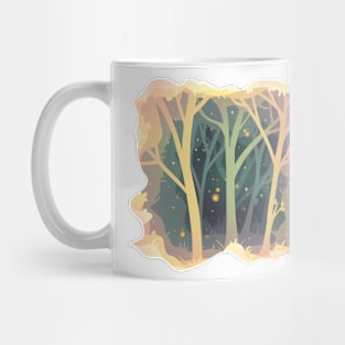 Magical forest shadow box Mug